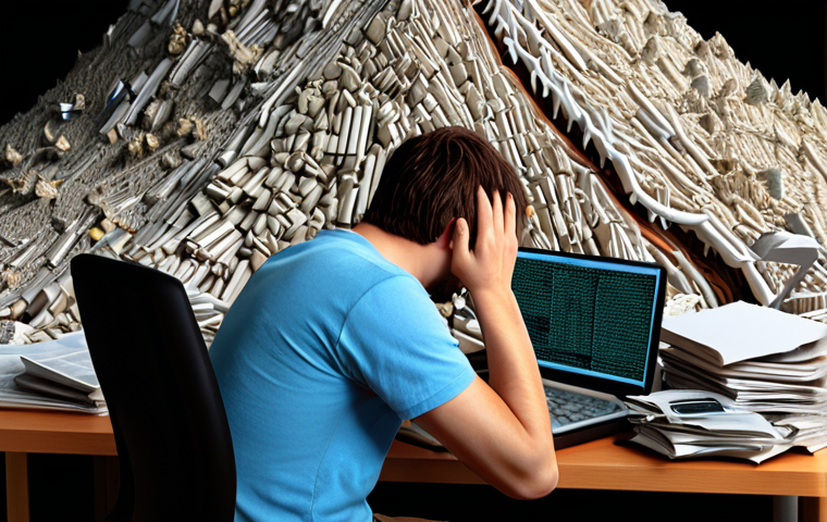 **
A person looking overwhelmed by a mountain of information on a computer screen, questioning, "Ever feel lost in the online information overload?" (Emotional connection).
**