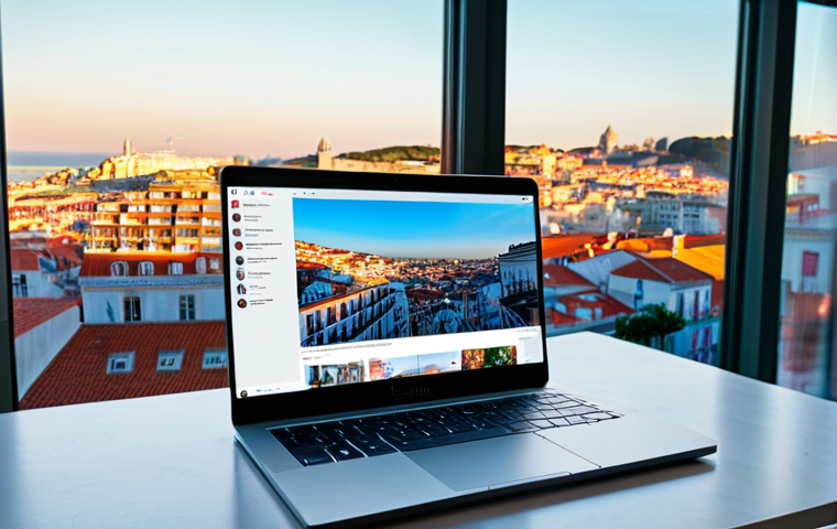 디지털 스토리의 유연한 구조화 기법 - **Prompt:** "A dynamic and vibrant digital content creator, of Portuguese descent, standing confiden...