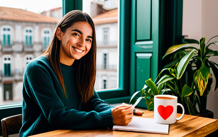 디지털 스토리의 유연한 구조화 기법 - **Prompt:** "A dynamic and vibrant digital content creator, of Portuguese descent, standing confiden...