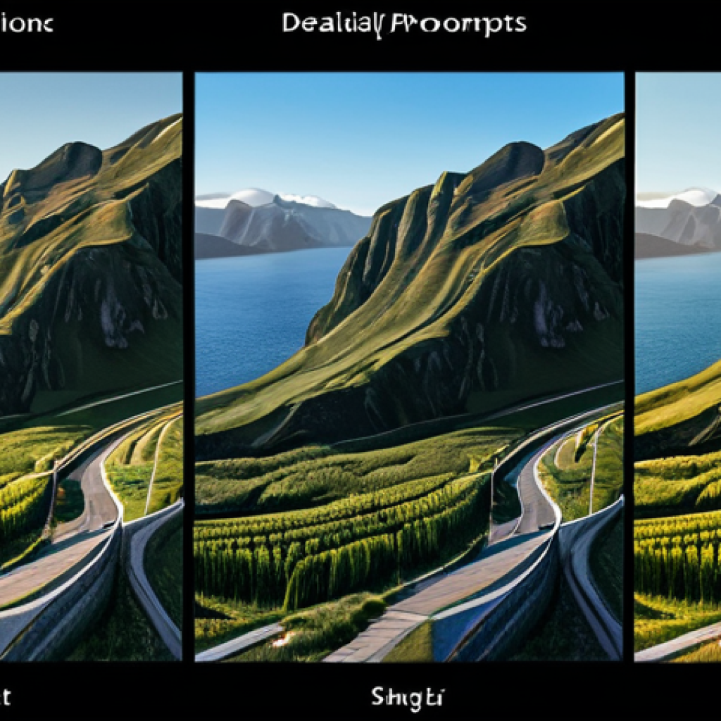 디지털 스토리에서 소재 선정의 중요성 - Here are three detailed image prompts for AI image generation: